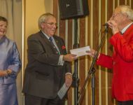 Presenting cheque for Black Dog Institute to Gary and Nerida Barnsley (Patrons)