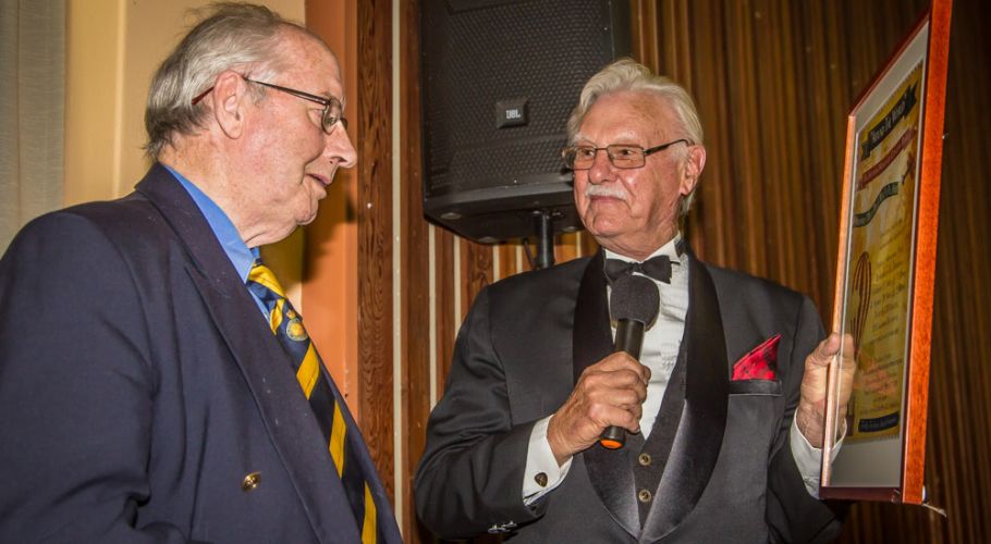Paul Paviour presentation by Rob Dunstan for Mighty Man of Music
